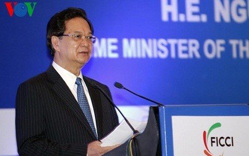 Lễ đón chính thức Thủ tướng Nguyễn Tấn Dũng thăm Ấn Độ - ảnh 1